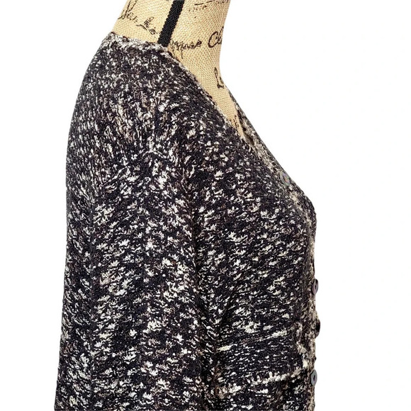 SIGRID OLSEN Women's Plus Oversized Cotton Blend Crochet Cardigan Size 1X Black - Picture 15 of 16